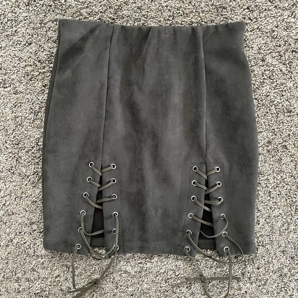 Brand New Seek the Label lace up mini skirt